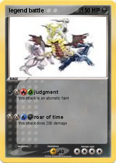 Pokemon legend battle