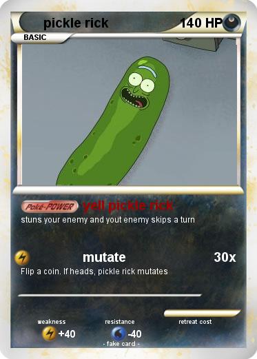 Pokemon pickle rick