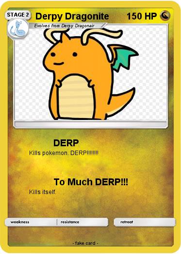 Pokemon Derpy Dragonite