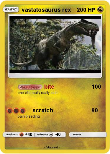 Pokemon vastatosaurus rex