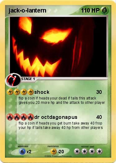 Pokemon jack-o-lantern