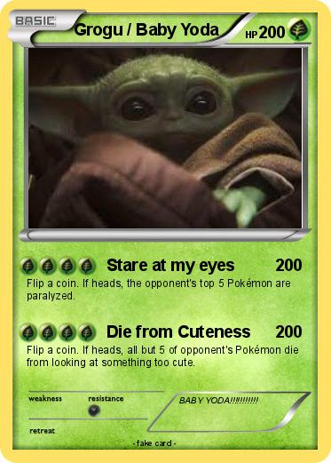 Pokemon Grogu / Baby Yoda