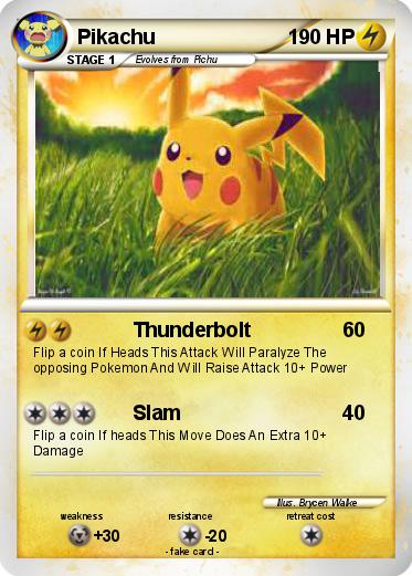Pokemon Pikachu