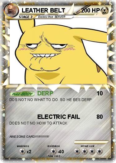 Pokemon LEATHER BELT