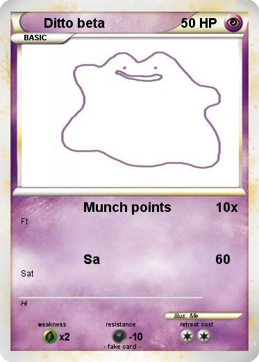 Pokemon Ditto beta