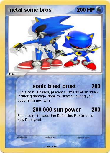 Pokemon metal sonic bros