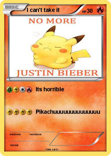 Pokemon I can't take it