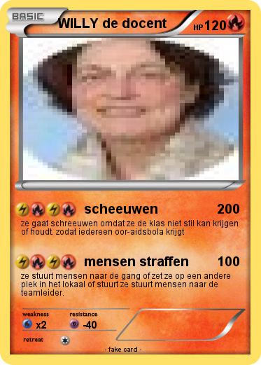 Pokemon WILLY de docent
