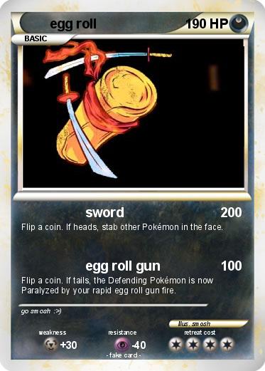 Pokemon egg roll