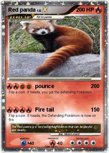 Pokemon Red panda