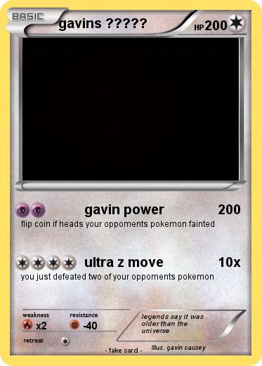 Pokemon gavins ?????