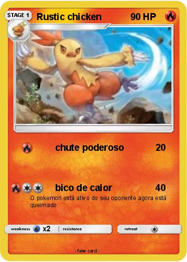 Pokemon Rustic chicken