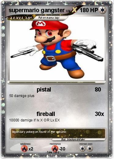 Pokemon supermario gangster