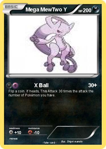 Pokemon Mega MewTwo Y