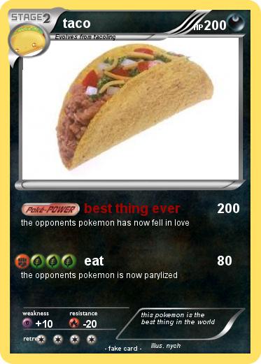 Pokemon taco