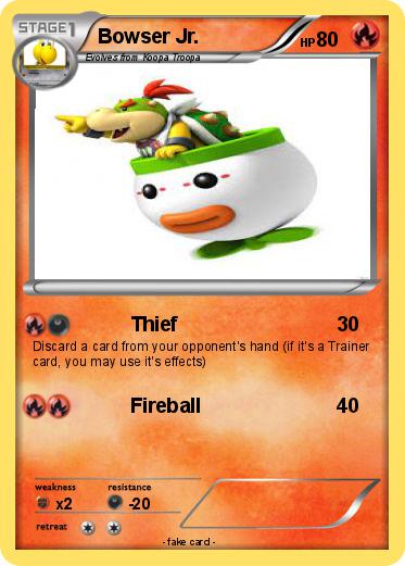 Pokemon Bowser Jr.