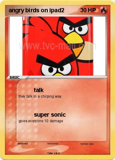 Pokemon angry birds on ipad2