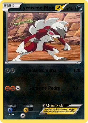 Pokemon Lycanroc Mon