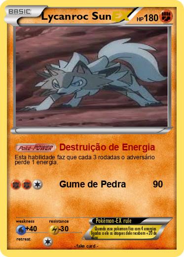 Pokemon Lycanroc Sun