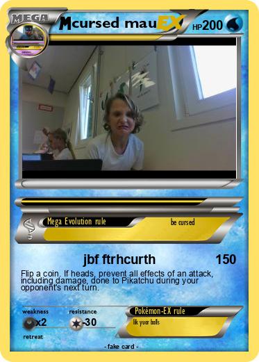 Pokemon cursed mau
