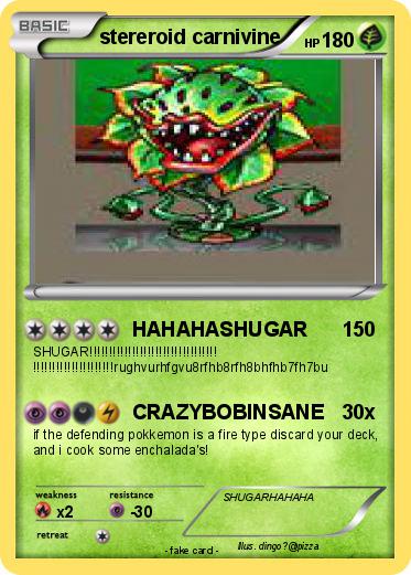 Pokemon stereroid carnivine