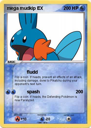Pokemon mega mudkip EX