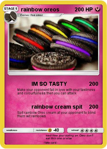 Pokemon rainbow oreos