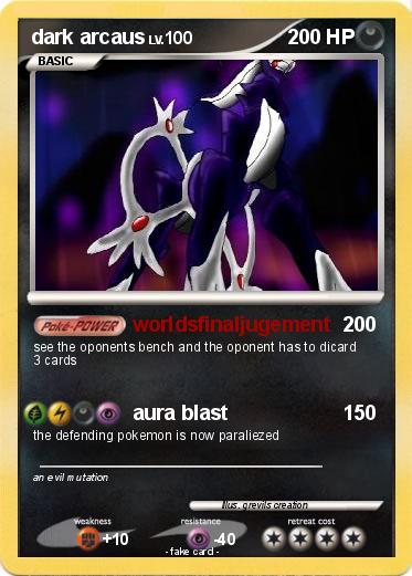 Pokemon dark arcaus