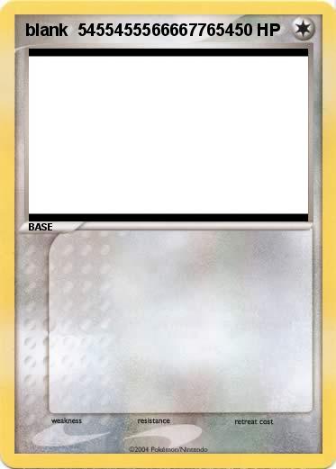 Pokemon blank  54554555666677654