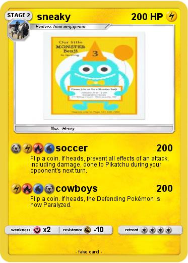 Pokemon sneaky