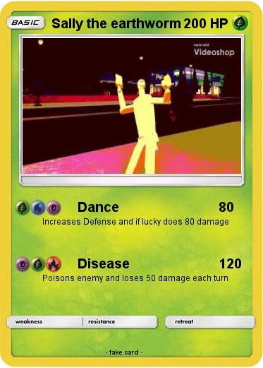 Pokemon Sally the earthworm