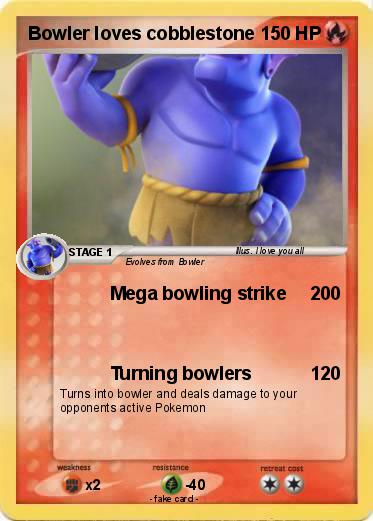 Pokemon Bowler loves cobblestone