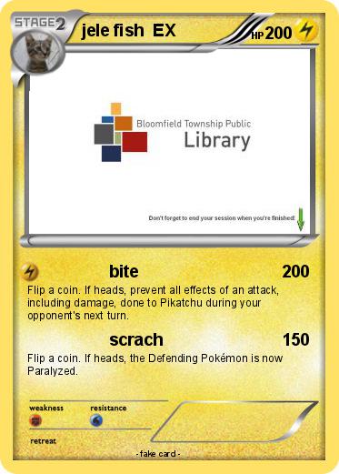Pokemon jele fish  EX