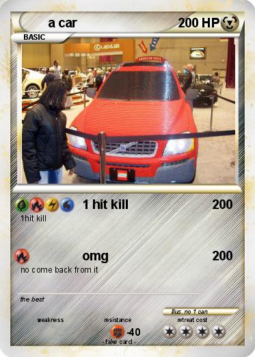 Pokemon a car