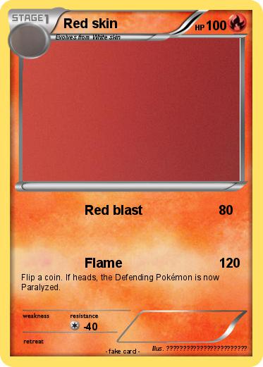 Pokemon Red skin