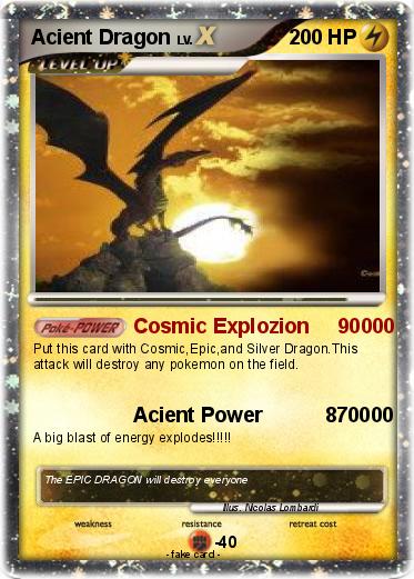 Pokemon Acient Dragon