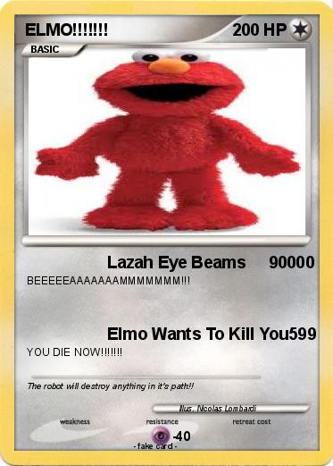 Pokemon ELMO!!!!!!!
