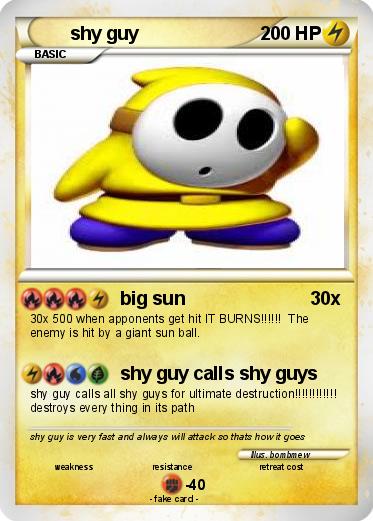 Pokemon shy guy