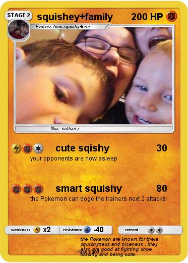 Pokemon squishey+family