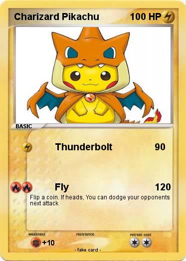 Pokemon Charizard Pikachu