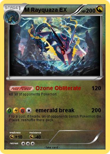 Pokemon M Rayquaza EX