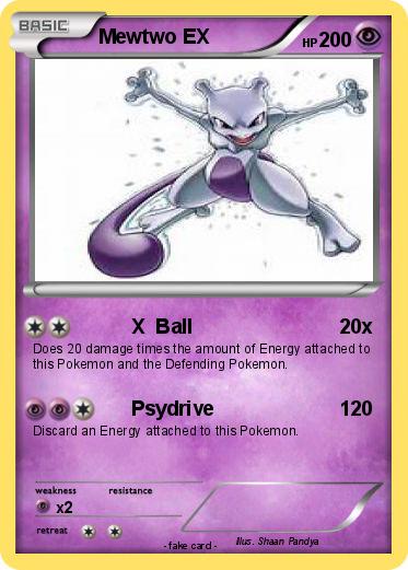 Pokemon Mewtwo EX