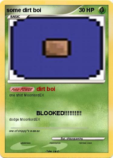 Pokemon some dirt boi