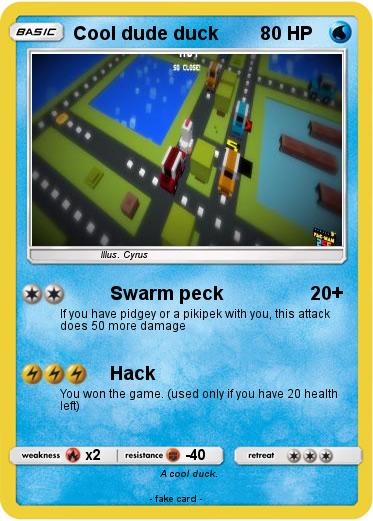 Pokemon Cool dude duck