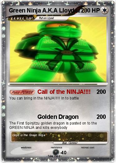 Pokemon Green Ninja A.K.A Lloyd