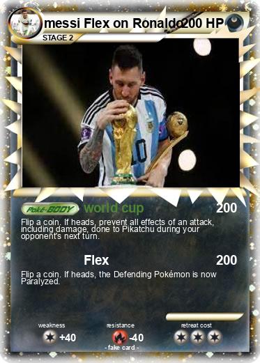 Pokemon messi Flex on Ronaldo