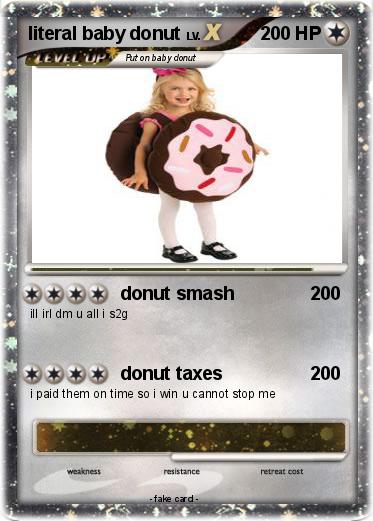 Pokemon literal baby donut