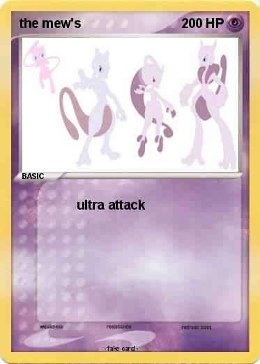 Pokemon the mew's