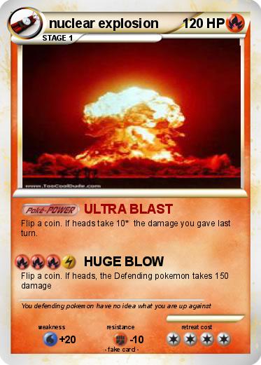 Pokemon nuclear explosion