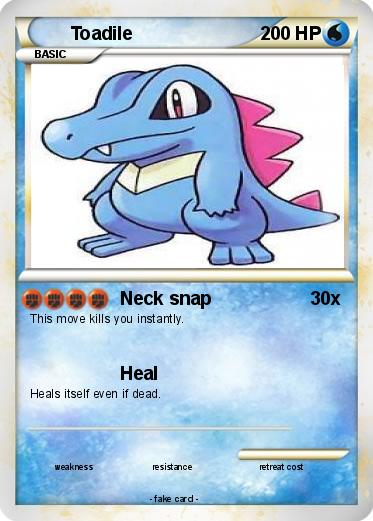 Pokemon Toadile